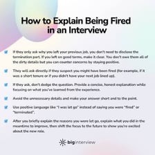 A person responding evasively during an interview