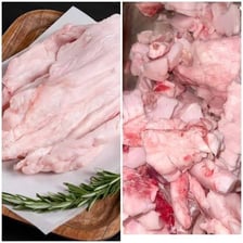 A close view of a visibly fatty piece of meat