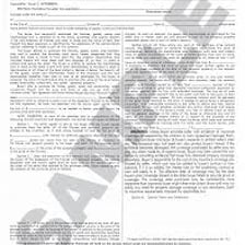 A document showing conditions attached to a temporary agreement.