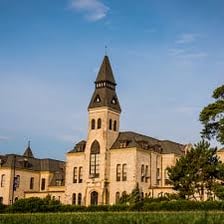 The Kansas State University campus in Manhattan, Kansas.