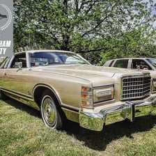 A classic Ford LTD full-size automobile