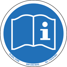 A person complying with posted instructions
