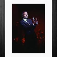Julio Iglesias performing on stage