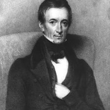 Portrait of Peter Mark Roget, compiler of Roget’s Thesaurus