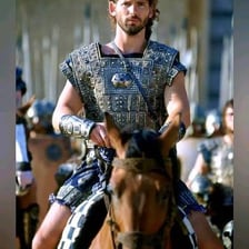 Eric Bana portraying Hector in the film Troy.