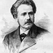 Portrait of French composer Jules Massenet