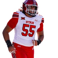 An athlete wearing University of Utah Utes team apparel