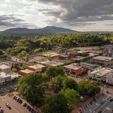 A view of downtown Marietta, Georgia