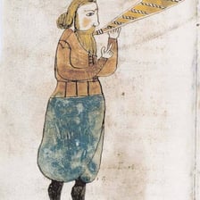 A medieval manuscript page representing the Icelandic Edda