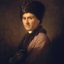 A portrait of philosopher and author Jean-Jacques Rousseau