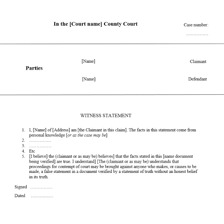 A witness making a formal statement in a courtroom
