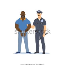 Illustration of one person helping another commit a crime