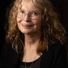 A portrait of actress Mia Farrow