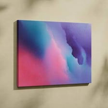 Abstract artwork showing a gradual, subtle change in color.