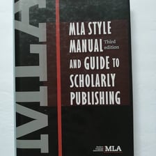 A Modern Language Association style manual