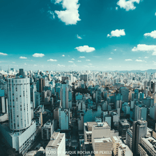 Skyline view of São Paulo, Brazil