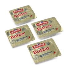Small individual portions of butter