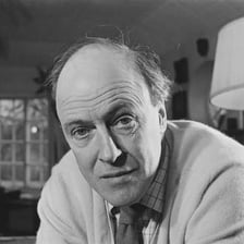 A portrait of author Roald Dahl