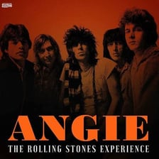 Cover artwork for the Rolling Stones single “Angie”