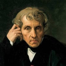 A portrait of composer Luigi Cherubini.