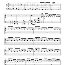 Printed sheet music representing a musical opus