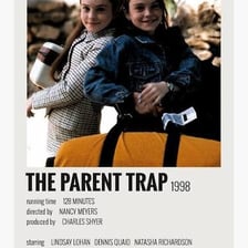 A poster for Disney’s The Parent Trap