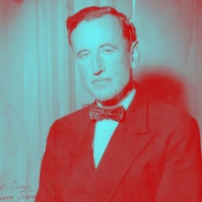 Portrait of author Ian Fleming