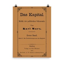 A book edition of Karl Marx's Das Kapital.