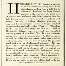 A newspaper page featuring an editorial
