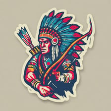 An illustration representing the chief or primary item.