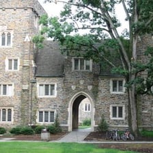 A view of the Duke University campus in Durham, North Carolina