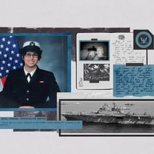 A sailor giving an affirmative response.