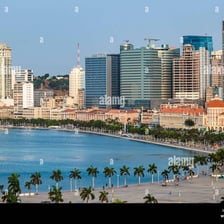 A view of Luanda, the capital city of Angola.