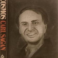 Portrait of astronomer and science writer Carl Sagan.