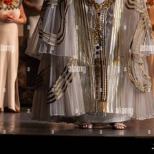 Opera performers in a production of Verdi’s Aida.