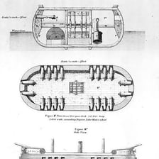 A historical steamboat associated with Robert Fulton and steam power.