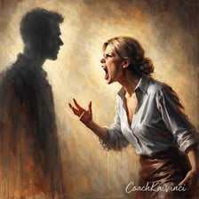 One person visibly provoking another during an argument