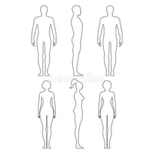 A non-explicit artistic silhouette of an unclothed human figure
