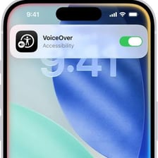 An iPhone displaying the Siri voice assistant interface.