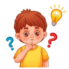 A person reacting with understanding while listening to an explanation.