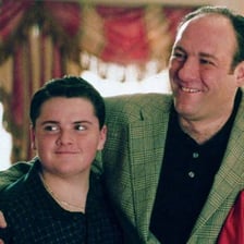 Robert Iler portraying A.J. Soprano in The Sopranos