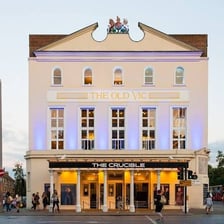 The exterior of the Old Vic Theatre in London.
