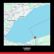 Toronto skyline in the province of Ontario