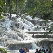 Scenic view of Ocho Rios on Jamaica’s coast