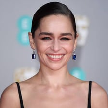 A portrait of actress Emilia Clarke.