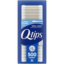 A package of Q-tips, the branded cotton swabs.