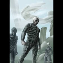 An educational-style illustration of extraterrestrials associated with a UFO.