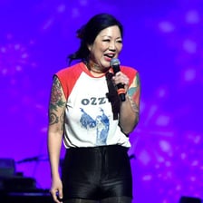 Margaret Cho performing stand-up comedy
