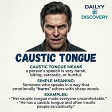 A person delivering a sarcastic remark.