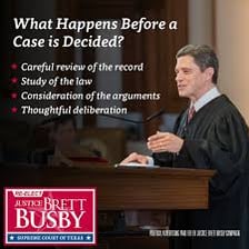 A person thoughtfully considering evidence.